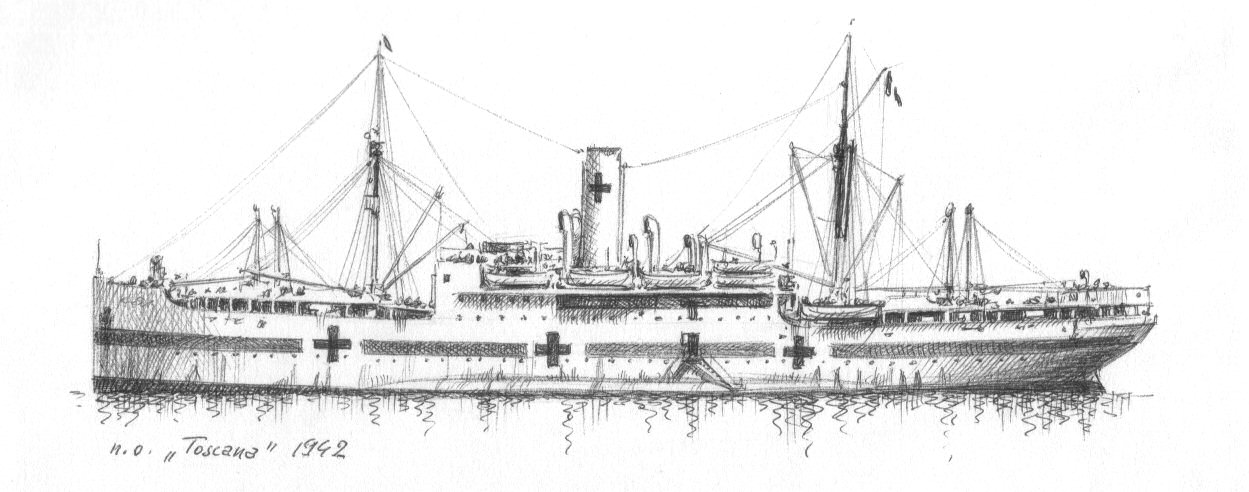1942 - Nave ospedale 'Toscana'